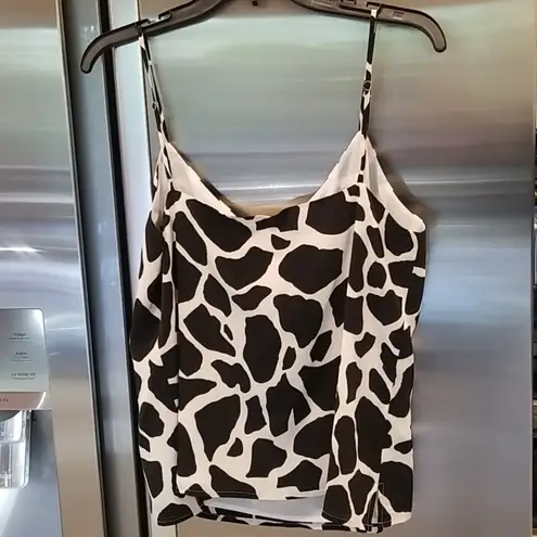 L'Agence ππ Jane Animal Print Silk Camisole Silk