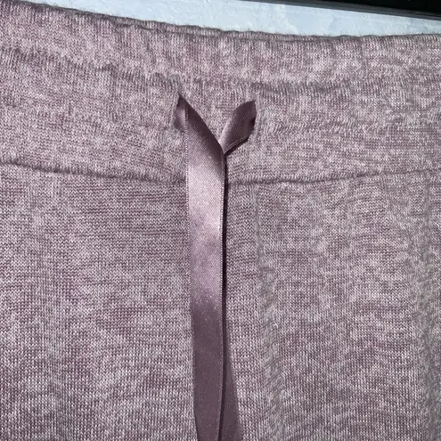 Lann Gy by Guiliana Heather Pink Hooded Wide Leg Lounge Sweatsuit Oversize S/XS