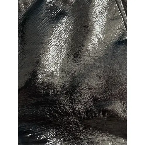 Babaton Aritzia Mid Rise Vegan Leather Command Cropped Pant Black Size 2