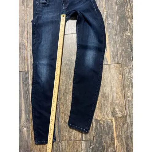 MOTHER The Looker Jeans Womens SZ 26 Dark Wash Skinny Fit Denim Coffee Tea Or Me Blue