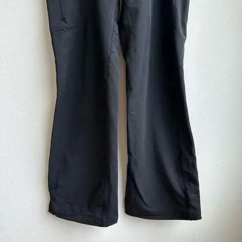 Mountain Hardwear  Black Nylon Hiking Athletic Travel Pants Size 10 Straight Leg