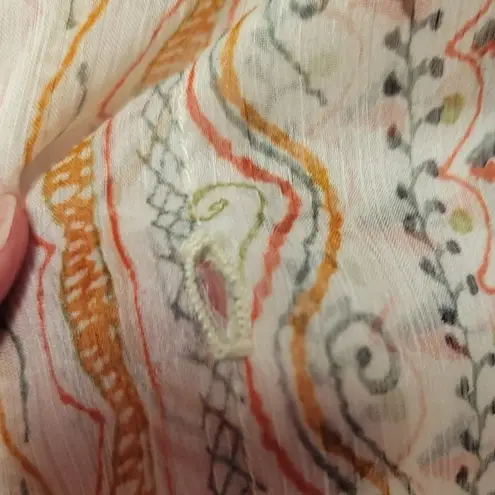 Lovestitch Sheer Kimono Style Swim Cover Beachy Festival Boho Hippie Resort Wear Size S/M