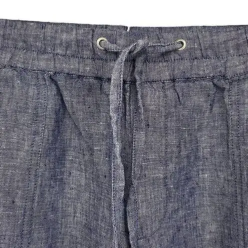 Lord and Taylor Women’s Linen Chambray Trouser Pants