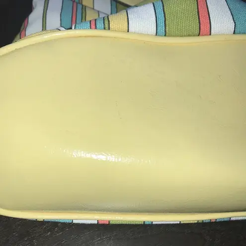 RARE UNIQUE MULTICOLOR STRIPED SHOULDER BAG