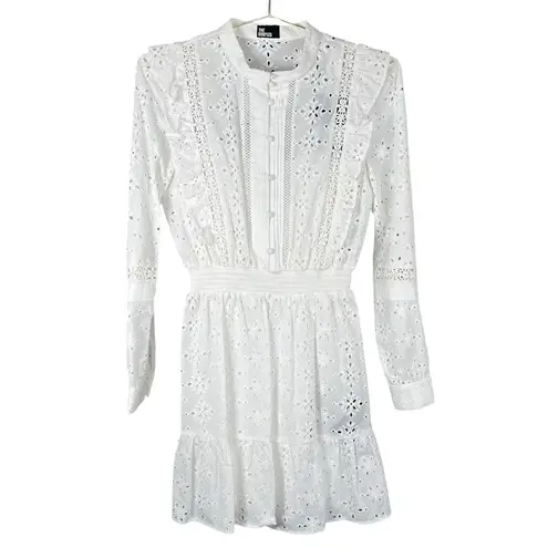 The Kooples NWT Broderie Anglaise Women’s Mini Dress Size FR 1 US Small / 4
