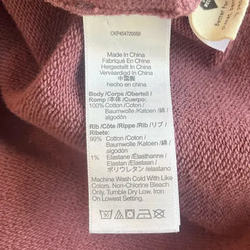 Madewell  Dip-Dye (Re)sourced Cotton Swing Sweatshirt in Classic Lilac