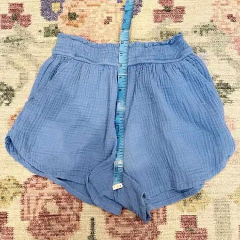 Marine layer Womens Gauze Cotton Shorts Size Small Casual Everyday Beachy Blue