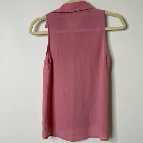 Full Tilt Essentials by  Pink Sleeveless Blouse XS