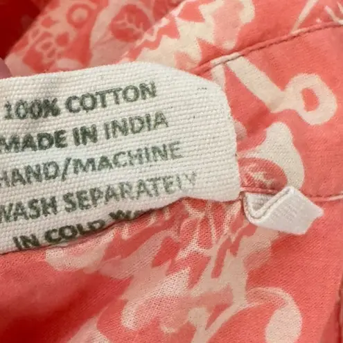 Julia Amory The JA Husband Shirt in coral floral M Pink Size M