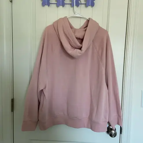 Old Navy NWOT |‎  women’s pale pink fleece lined hoodie — large