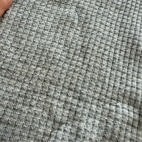 HATCH NWOT Gray Waffle Merino Wool Long Sleeve Dress Size XS