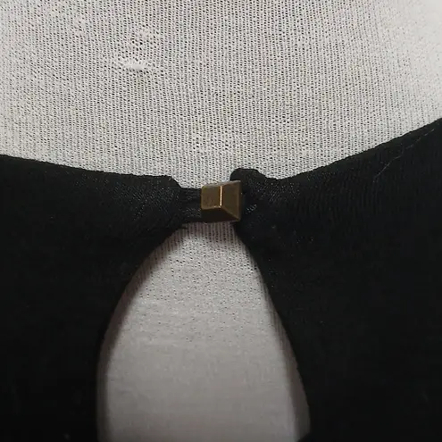 Massimo black beaded tank maxi dress size small