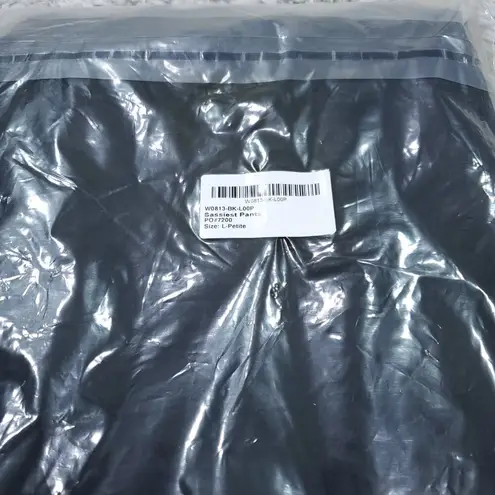 Betabrand Sassiest Pants Dress Pants Skirt Overlay Black Size Large Petite LP