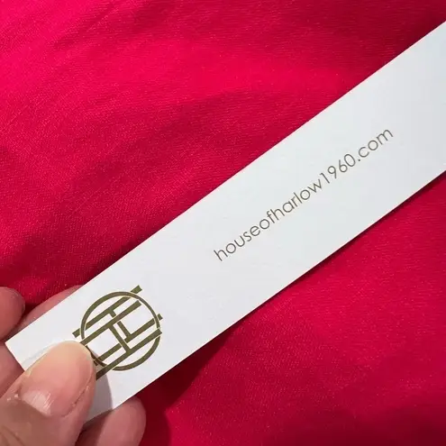 House of Harlow NWT 1960 Linen Mini Skirt in Hot Pink Sz S