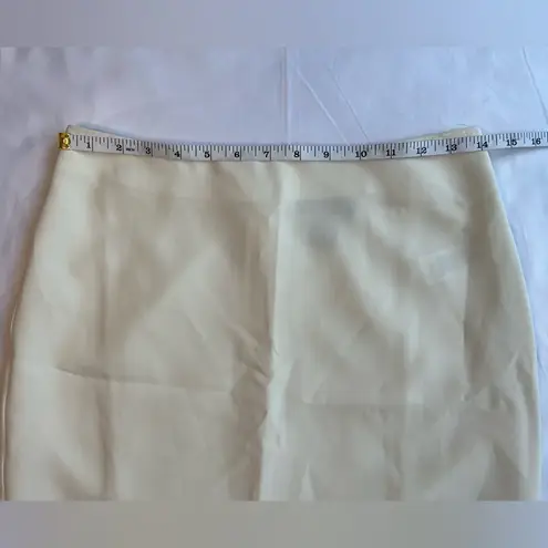 Sincerely Jules Ivory White Rhinestone Fringe Mini Skirt Medium