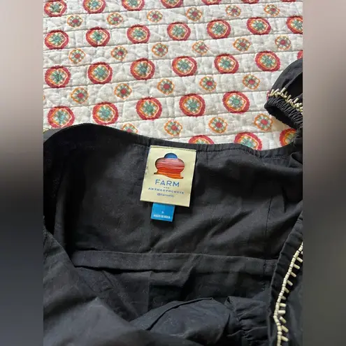 Farm Rio EUC Beaded Jungle Black Midi Dress Size Small Retails $398