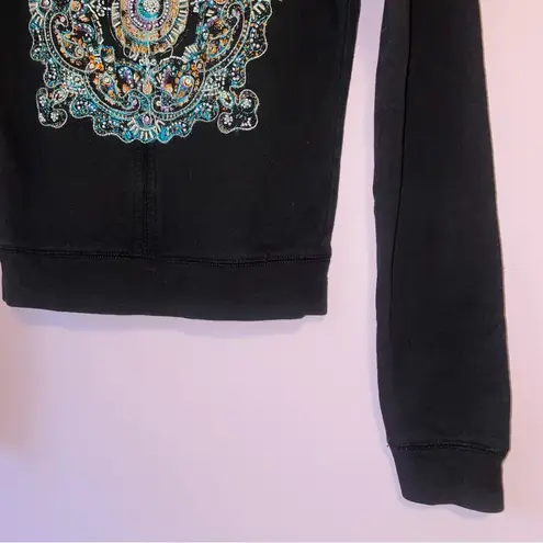 Twisted Heart XS Black Embroidered Jacket