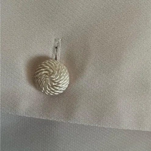 Talbots  petite women’s classic light pink embroidered button front jacket sz 8