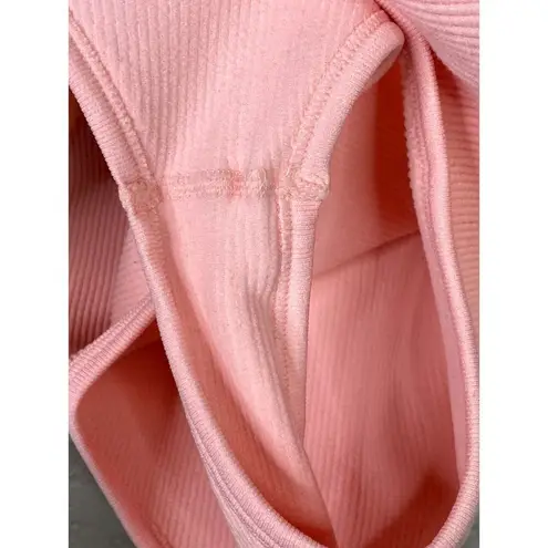 ZARA NWOT  Limitless Contour Collection Seamless Baby Ribbed Bodysuit XS Pink