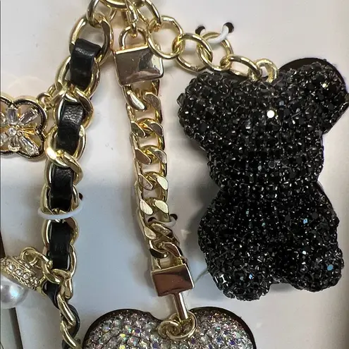Eye Candy | Glitzy Heart & Teddy Bag Charm