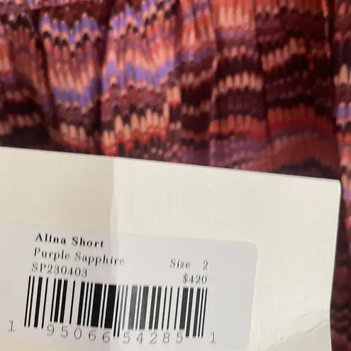 Ulla Johnson Alina Silk Short Purple Sapphire