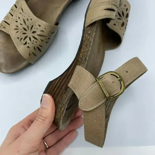 Abeo Piper AP059 Tan Leather Sandals 9 Comfort