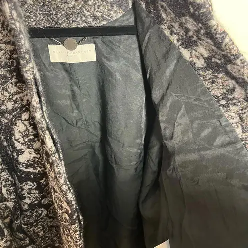 Stella McCartney Kimono Cape Coat Gray Wool Cashmere Size 2 Rare - Image 8