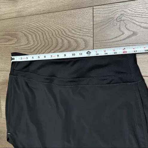 Free Fly 14" Breeze Bamboo Lined Black Active Skirt Skort Size XL
