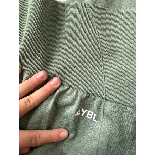 AYBL green athletic gym leggings size small