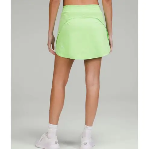 Lululemon Skirt Womens 4 Green Athletic Tennis Running Skort Liner Activewear