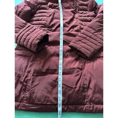 ZeroXposur Women's Black Label Full Zip Accents Puffer Red Jacket Size S