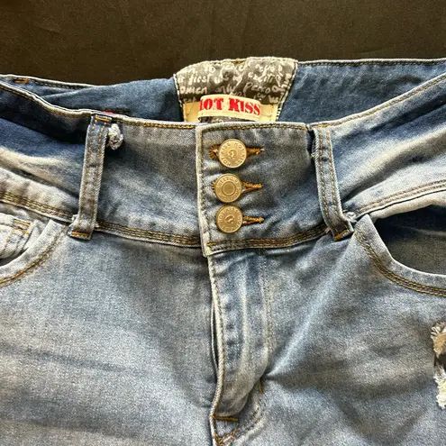 Hot Kiss Blue Skinny Jeans Distressed Style. 13