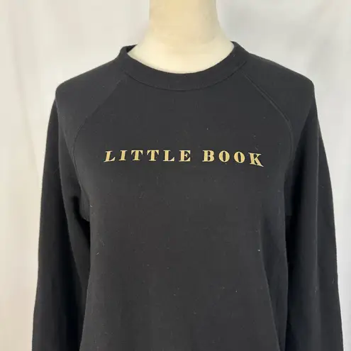 Little Book Bourbon Crafted by Freddie Noe Black Graphic Sweatshirt WomenMedium Size M
