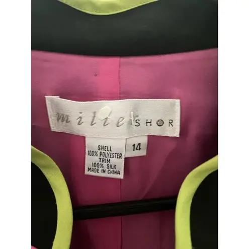 Women's Miller Shore Black Blazer Size 14