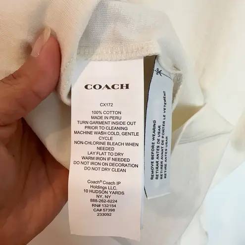 Coach NWT  Signature Square T Shirt With Sticker Patches size‎ S