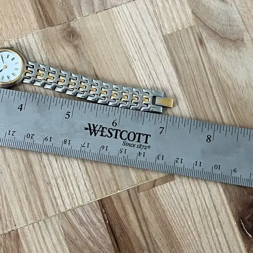 Seiko Vintage Ladies Watch Two-Tone Bracelet White Dial New Crystal New Battery