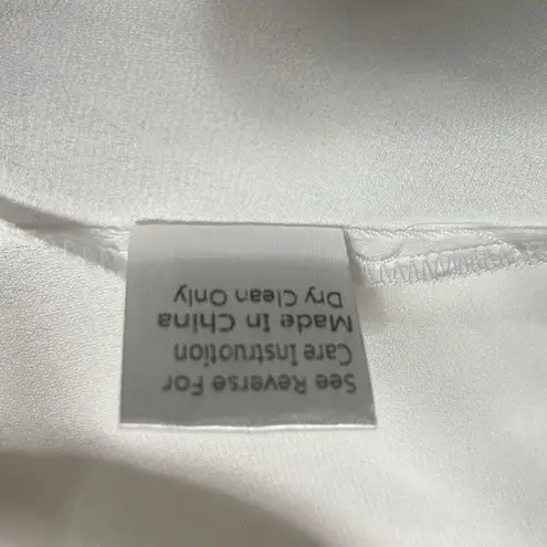 Love Letter Top Sz L Lace Feminine Layering Piece Semi Sheer Mock Neck Office