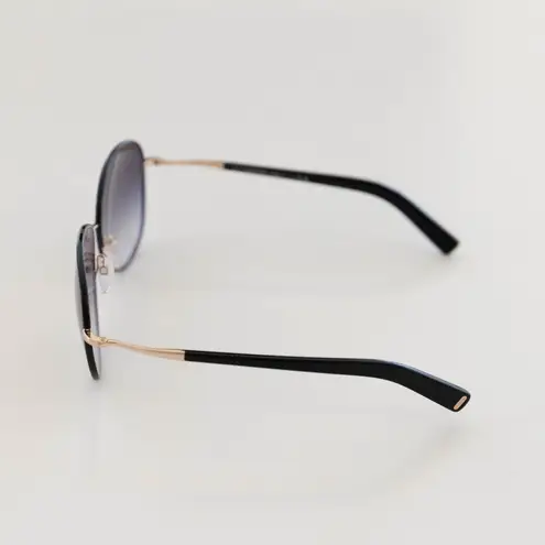 Tom Ford Black and Gold Georgia Sunglasses with Case