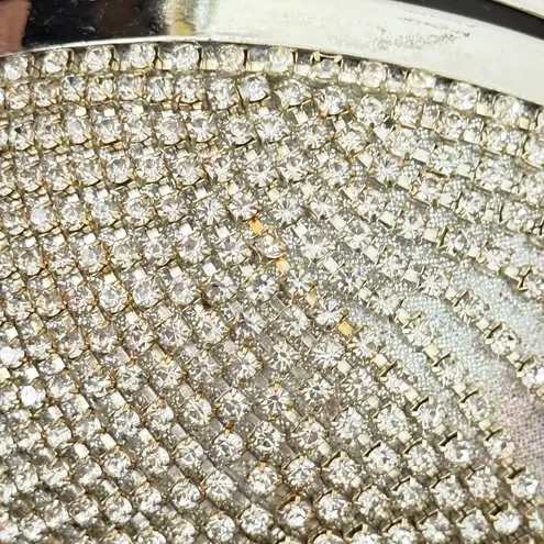 Luxury Women Round Ball Crystal Evening Bag Clutch Purse
Bag Gold