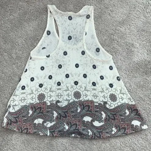 Gaze USA Paisley Racerback Boho Tank Top S