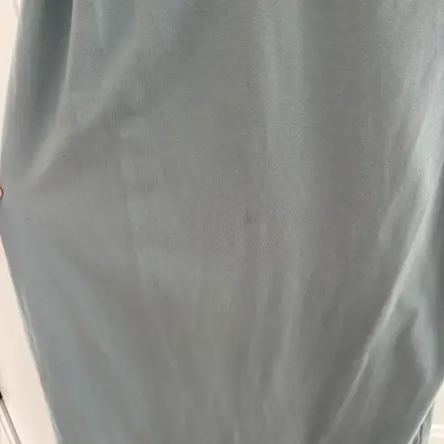 Modern Citizen Dress Womens Size XS Fei Tie Front Blue Midi Organic Cotton