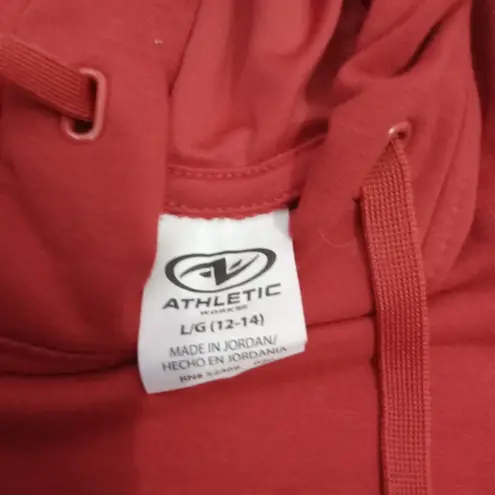 Athletic Works Athletic large red pullover hooded sweatshirt