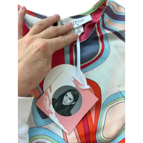 Alexis For Target Dress Mixed Floral Long Sleeve Rope
Belt Tiered NWT XS