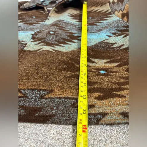 Vtg Black Mountain Outdoor Full Zip Aztec Fleece Jacket USA Made Women’s 2XL Brown Size 2X