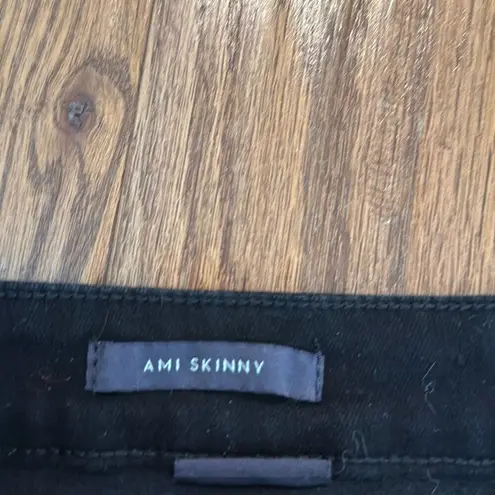 NYDJ Ami skinny black wash crop Jean size 10 petite Color