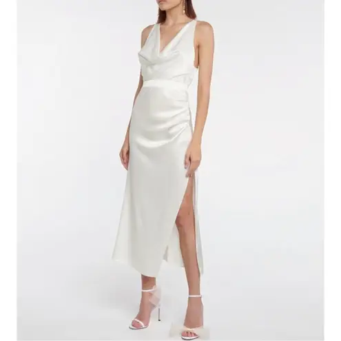 Jimmy Choo Aveline Tulle Bow Pump Sandals- Bridal 8.5