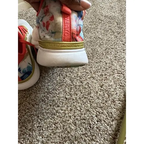 APL Kelsey Wells Limited Edition Techloom Tracer Knit Sneakers Pink White 9.5