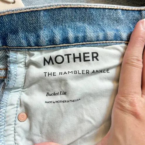 MOTHER Denim Mother Supeior The Rambler Ankle Straight Leg Jeans in Bucket List Size 32 NWT