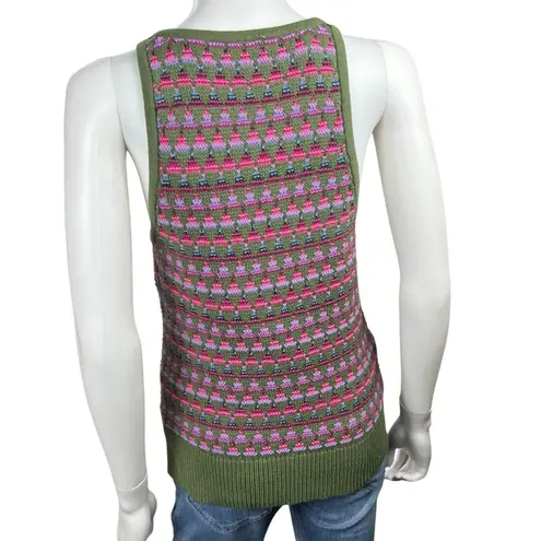 Sundance Catalog Sleeveless Sweater Green