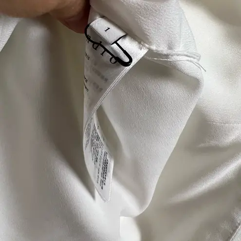 Sandro Paris Ecru Zoelle Asymmetric Button A-Line Mini Skirt S